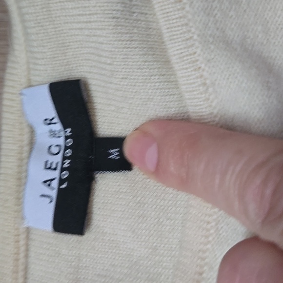 Jaeger Women's Black Pullover Jumper Size M - Picture 3 of 8